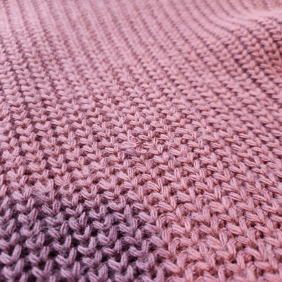 Mauve Knit Turtleneck Sweater One Size - Picture 6 of 9